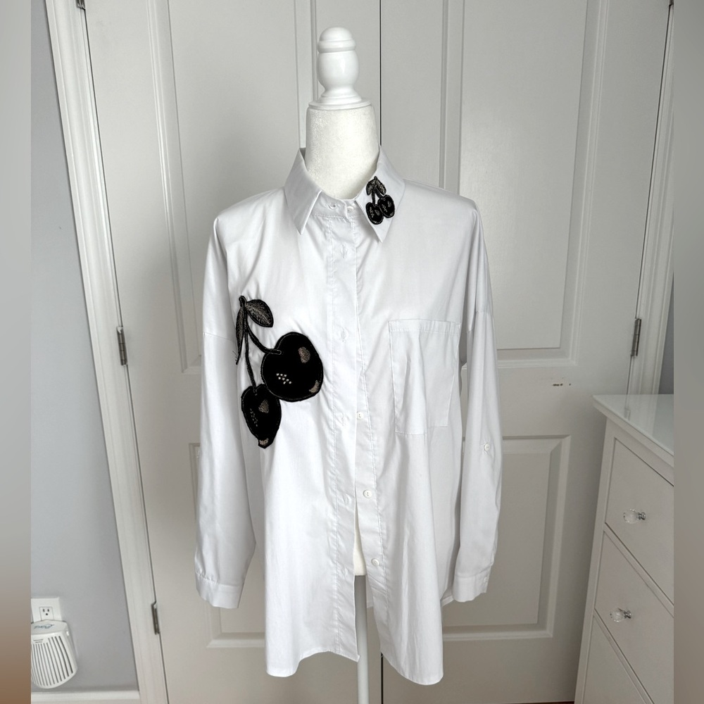 Manilla Oversize Cherry Shirt